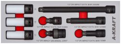 8 PC 1/2"DR. Rim Wheel Nut Thin Impact Socket Set (TA 4082)